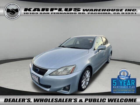 2012 Lexus IS 250 for sale at Karplus Warehouse in Pacoima CA