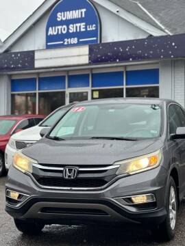 2015 Honda CR-V for sale at SUMMIT AUTO SITE LLC in Akron OH