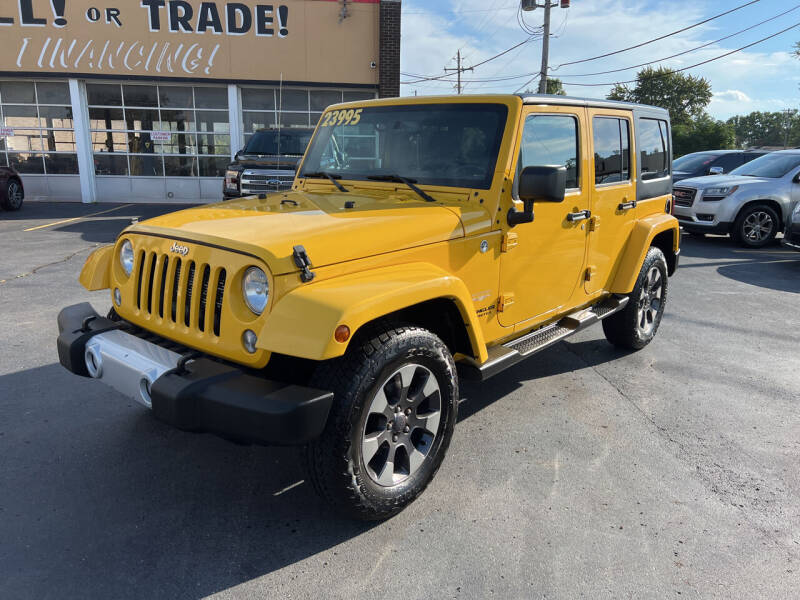2015 Jeep Wrangler Unlimited for sale at Summit Palace Auto in Waterford MI