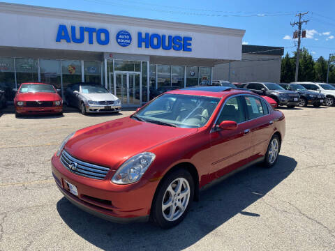 2004 Infiniti G35 for sale at Auto House Motors in Downers Grove IL