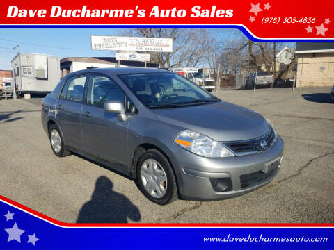 2011 Nissan Versa for sale at Dave Ducharme's Auto Sales in Lowell MA