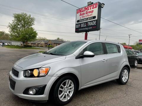 2014 Chevrolet Sonic for sale at Unlimited Auto Group in West Chester OH