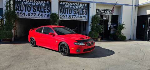 2005 Pontiac GTO for sale at Affordable Imports Auto Sales in Murrieta CA