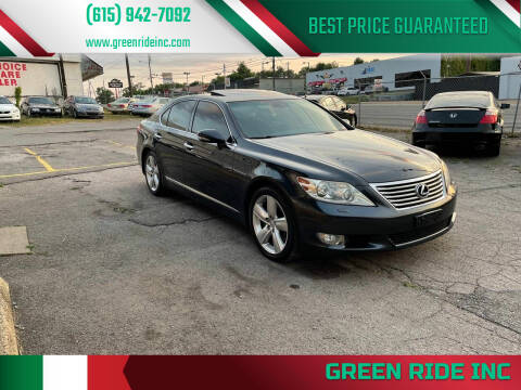 2010 Lexus LS 460 for sale at Green Ride Inc in Nashville TN