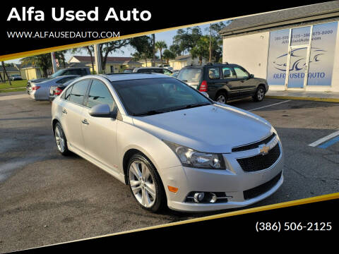 2013 Chevrolet Cruze for sale at Alfa Used Auto in Holly Hill FL