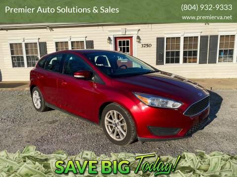 2017 Ford Focus for sale at Premier Auto Solutions & Sales in Quinton VA