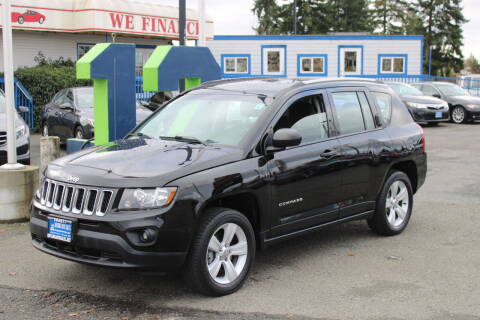 2016 Jeep Compass for sale at BAYSIDE AUTO SALES in Everett WA