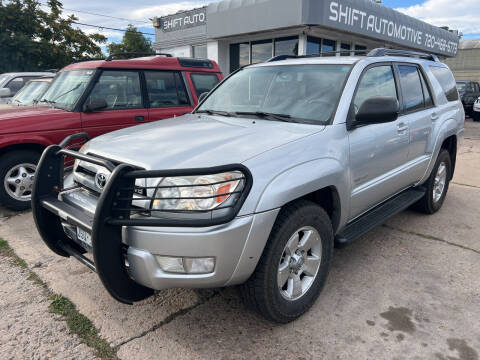 2003 Toyota 4Runner for sale at Shift Automotive in Denver CO