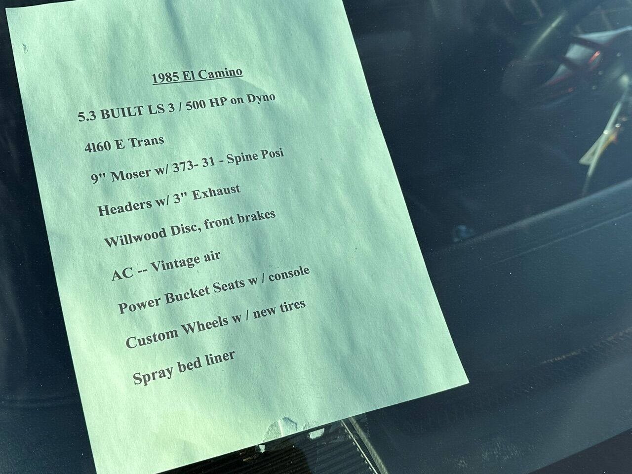 1985 Chevrolet El Camino 1985 Chevrolet El Camino Addison, IL