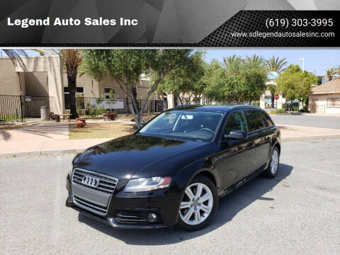 2011 Audi A4 for sale at Legend Auto Sales Inc in Lemon Grove CA