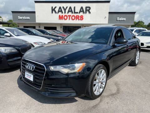 2014 Audi A6 for sale at KAYALAR MOTORS in Houston TX