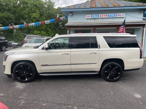 2015 Cadillac Escalade ESV for sale at Elite Auto Sales Inc in Front Royal VA