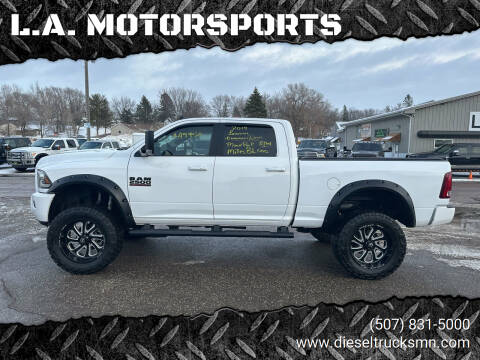 2017 RAM 2500 for sale at L.A. MOTORSPORTS in Windom MN