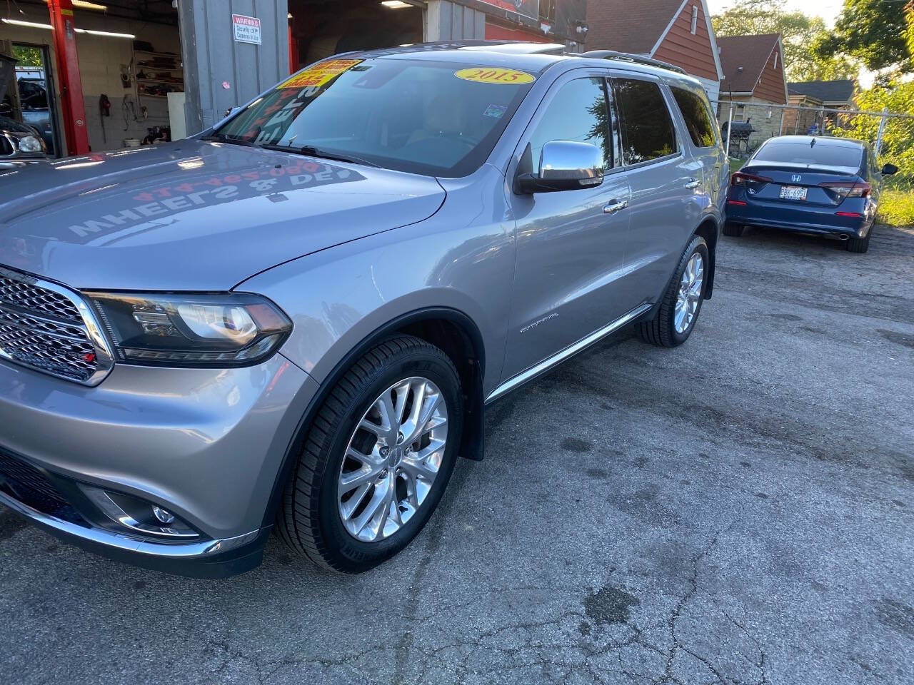 Gray 2015 Dodge Durango Citadel AWD Citadel 4dr SUV 2