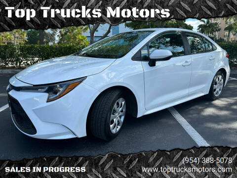 2020 Toyota Corolla for sale at Top Trucks Motors in Pompano Beach FL