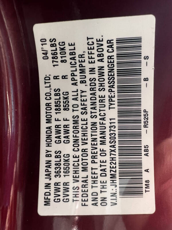 2010 Honda Insight EX