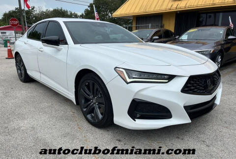 2021 Acura TLX for sale at AUTO CLUB OF MIAMI, INC in Miami FL
