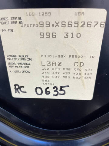 1999 Porsche 911 Carrera