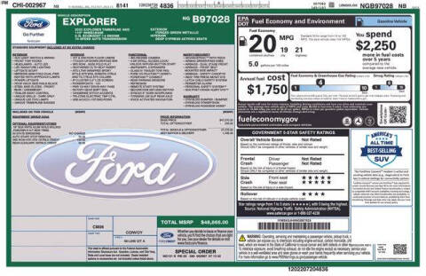 2022 Ford Explorer Timberline