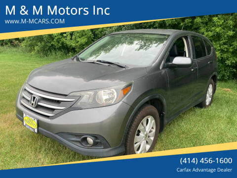 2013 Honda CR-V for sale at M & M Motors Inc in West Allis WI