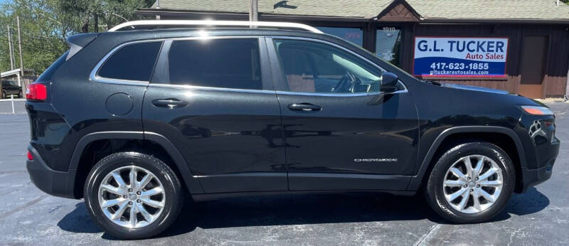 2014 Jeep Cherokee for sale at G L TUCKER AUTO SALES in Joplin MO