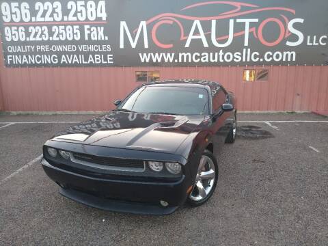 2013 Dodge Challenger for sale at MC Autos LLC in Pharr TX
