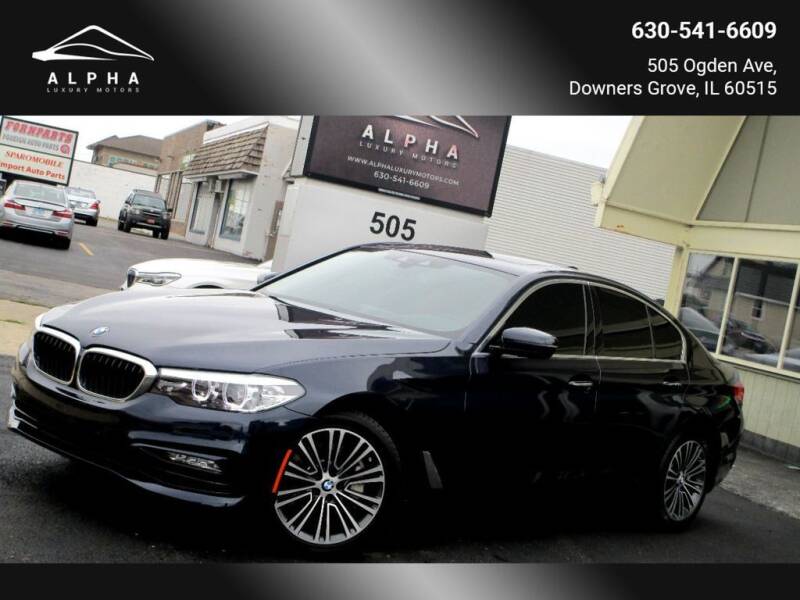 2018 BMW 5 Series for sale at Alpha Luxury Motors in Downers Grove IL