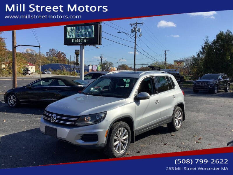 2017 Volkswagen Tiguan for sale at Mill Street Motors in Worcester MA