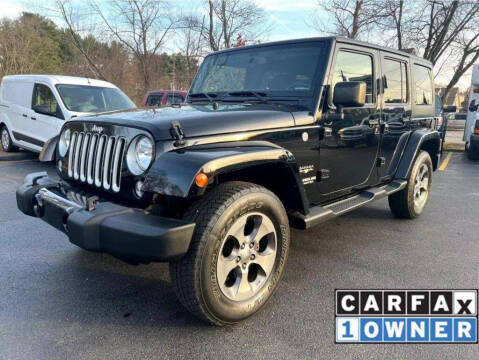 2016 Jeep Wrangler Unlimited for sale at RT28 Motors in North Reading MA