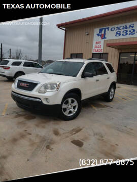 2012 GMC Acadia for sale at TEXAS AUTOMOBILE in Houston TX