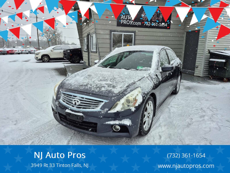 2010 Infiniti G37 Sedan for sale at NJ Auto Pros in Tinton Falls NJ