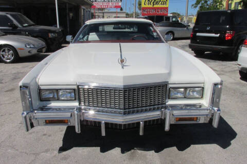 1976 Cadillac Eldorado for sale at TROPICAL MOTOR CARS INC in Miami FL