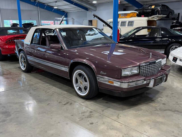 PURPLE 1988 Cadillac Eldorado Base 2dr Coupe 1
