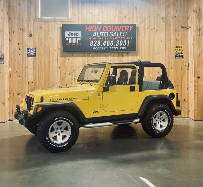 2004 Jeep Wrangler for sale at Boone NC Jeeps-High Country Auto Sales in Boone NC