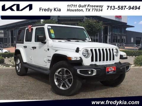 2020 Jeep Wrangler Unlimited for sale at FREDY CARS FOR LESS in Houston TX