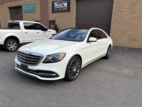 2018 Mercedes-Benz S-Class for sale at Ric's Auto Sales in Billerica MA