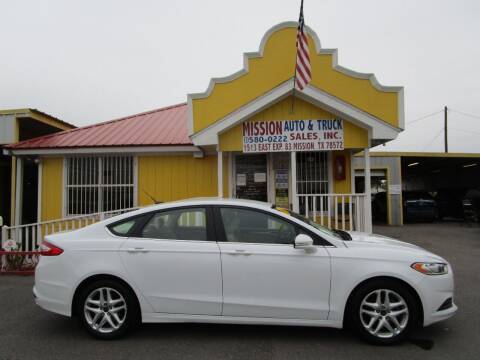 2016 Ford Fusion for sale at Mission Auto & Truck Sales, Inc. in Mission TX