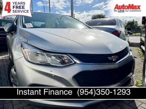 2017 Chevrolet Cruze for sale at Auto Max in Hollywood FL