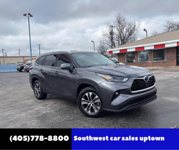 2021 Toyota Highlander Hybrid for sale at Southwest Car Sales Uptown in Oklahoma City OK