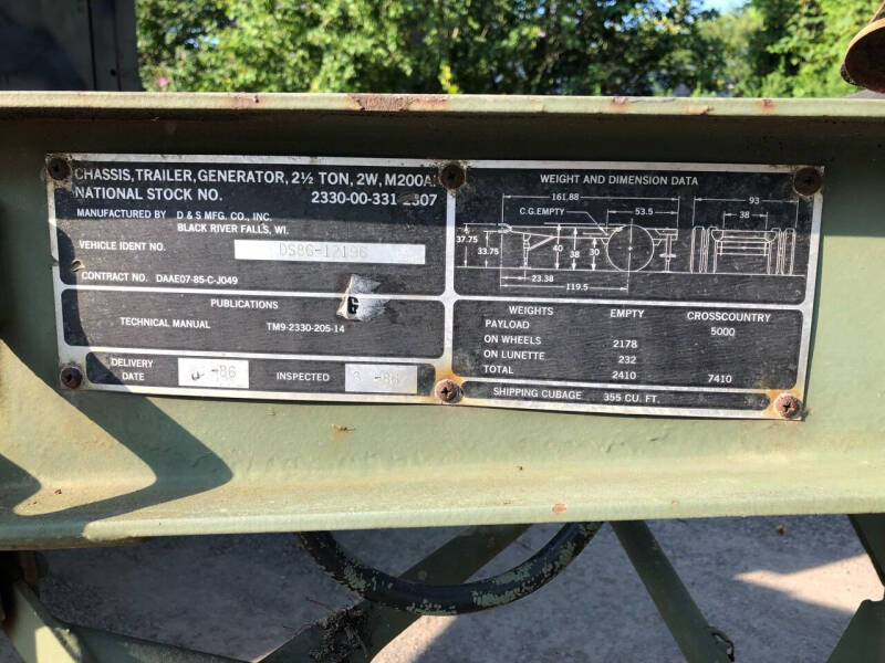 1990 Generator MEP -004AAS