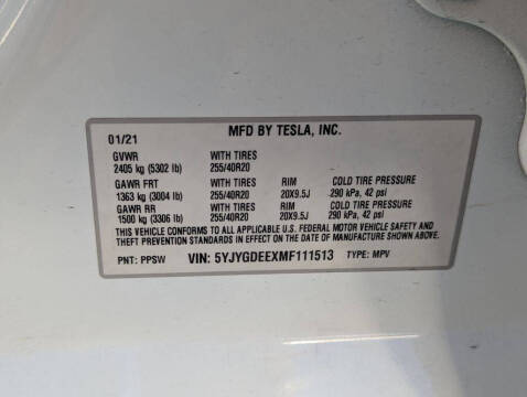 2021 Tesla Model Y Long Range