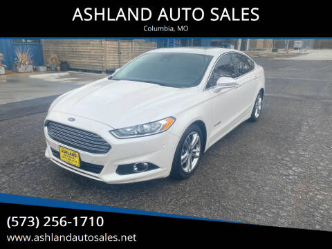 2015 Ford Fusion Hybrid for sale at ASHLAND AUTO SALES in Columbia MO