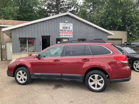 2013 Subaru Outback for sale at KARS MOTORS in Wyoming MI