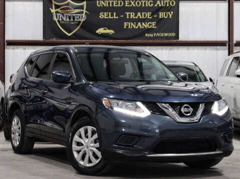 2016 Nissan Rogue for sale at United Exotic Auto in Houston TX