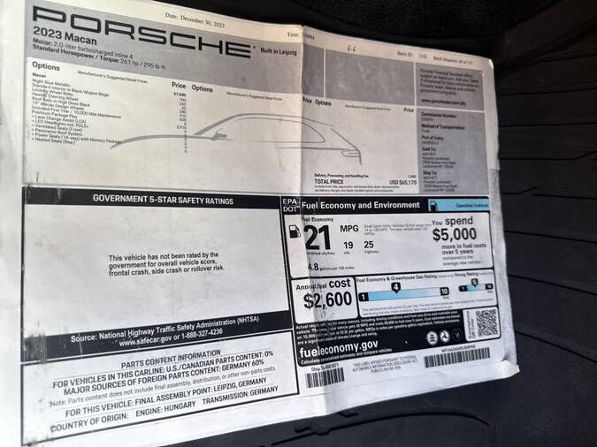 2023 Porsche Macan