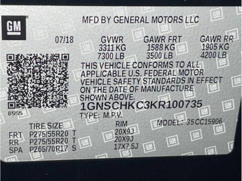 2019 Chevrolet Suburban LT