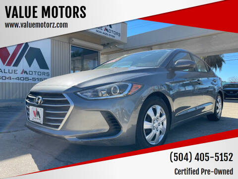 2018 Hyundai Elantra for sale at VALUE MOTORS in Kenner LA