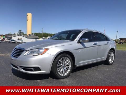 2012 Chrysler 200 for sale at WHITEWATER MOTOR CO in Milan IN