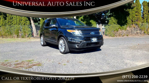 2013 Ford Explorer for sale at Universal Auto Sales Inc in Salem OR