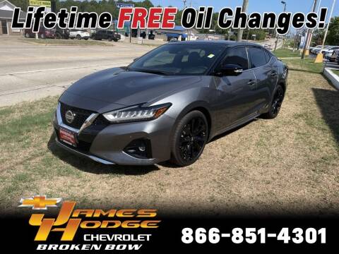 2020 Nissan Maxima for sale at James Hodge Chevrolet of Broken Bow in Broken Bow OK